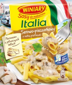 Sosy do makaronu Italia serowo-pieczarkowy z natka pietruszki 35 g