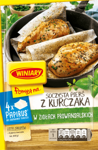Pomysl na Soczysta piers z kurczaka w ziolach prowansalskich 23,4 g