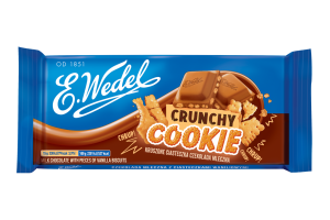 Czekolada Crunchy Cookie mleczna z kruszonymi ciasteczkami waniliowymi 90g