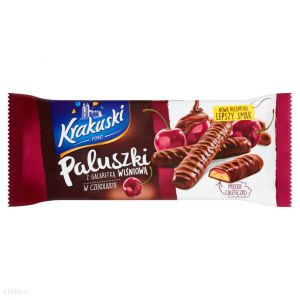 Paluszki galaretka wiśniową 144g