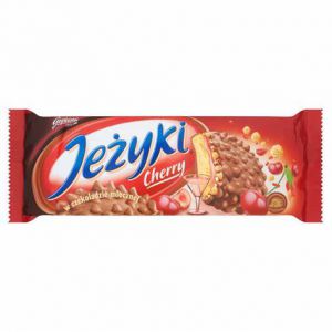 Jeżyki Cherry w czekoladzie mlecznej 140g