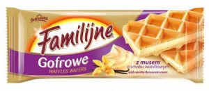 Familijne Wafle  gofrowe Waniliowe 160g