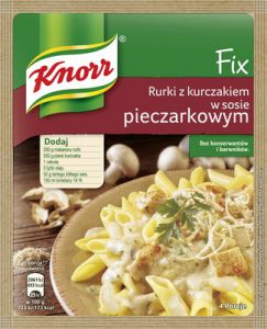 Fix Rurki z kurczakiem w sosie pieczarkowym 33g