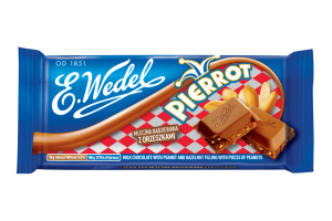 Czekolada Mleczna z nadzieniem „Pierrot” 100g