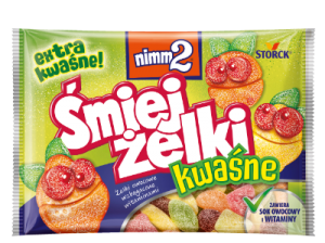 Cukierki Nimm2 Śmiejżelki Kwaśne 90g