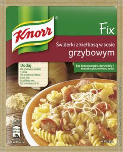 Fix Swiderki z kiełbasa w sosie grzybowym 36g