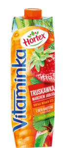 Vitaminka Truskawka Marchewka Jablko 1l
