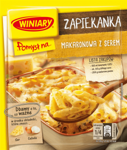 Pomysl na Zapiekanka makaronowa z serem 47 g